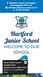 Mobile Screenshot of hartfordjuniorschool.co.uk
